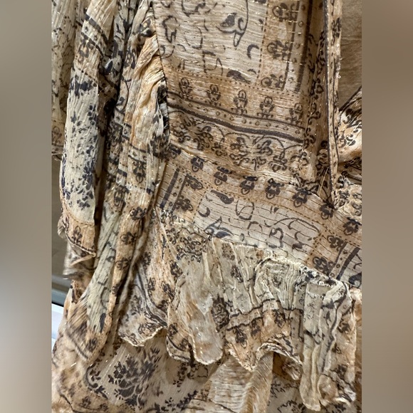 Mes Demoiselles yellow paisley dress from Anthropologie. New with tags - Picture 8 of 8